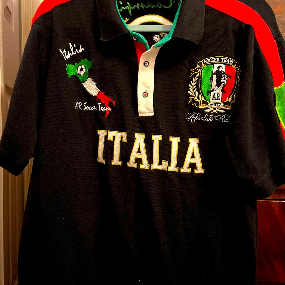 Absolute Rebellion AR, Italia Coccer Team World Cup. XXL Pre loved/Used